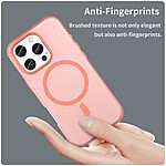 Θήκη iPhone 16 Pro Mad Mask Λεπτή ματ ημιδιάφανη με ανθεκτικό TPU+PC υλικό και συμβατότητα MagSafe για άνετη φόρτιση κόκκινο - Image 5