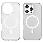 Θήκη iPhone 16 Pro Mad Mask Λεπτή ματ ημιδιάφανη με ανθεκτικό TPU+PC υλικό και συμβατότητα MagSafe για άνετη φόρτιση λευκό - Image 2