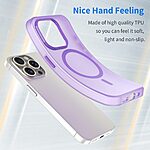 Θήκη iPhone 16 Pro Mad Mask Λεπτή ματ ημιδιάφανη με ανθεκτικό TPU+PC υλικό και συμβατότητα MagSafe για άνετη φόρτιση μωβ σκούρο - Image 4