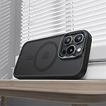 Θήκη iPhone 16 Pro Max BENKS Magnetic Matte Series συμβατό με MagSafe φορτιστή Πλάτη TPU μαύρο - Image 2