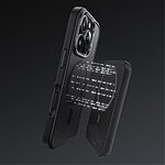 Θήκη iPhone 16 Pro Max BENKS Magnetic Matte Series συμβατό με MagSafe φορτιστή Πλάτη TPU μαύρο - Image 4