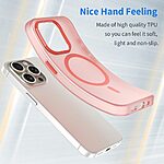 Θήκη iPhone 16 Pro Max Mad Mask Λεπτή ματ ημιδιάφανη με ανθεκτικό TPU+PC υλικό και συμβατότητα MagSafe για άνετη φόρτιση κόκκινο - Image 4