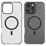 Θήκη iPhone 16 Pro Max Mad Mask Λεπτή ματ ημιδιάφανη με ανθεκτικό TPU+PC υλικό και συμβατότητα MagSafe για άνετη φόρτιση μαύρο - Image 2