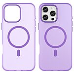 Θήκη iPhone 16 Pro Max Mad Mask Λεπτή ματ ημιδιάφανη με ανθεκτικό TPU+PC υλικό και συμβατότητα MagSafe για άνετη φόρτιση μωβ σκούρο - Image 2