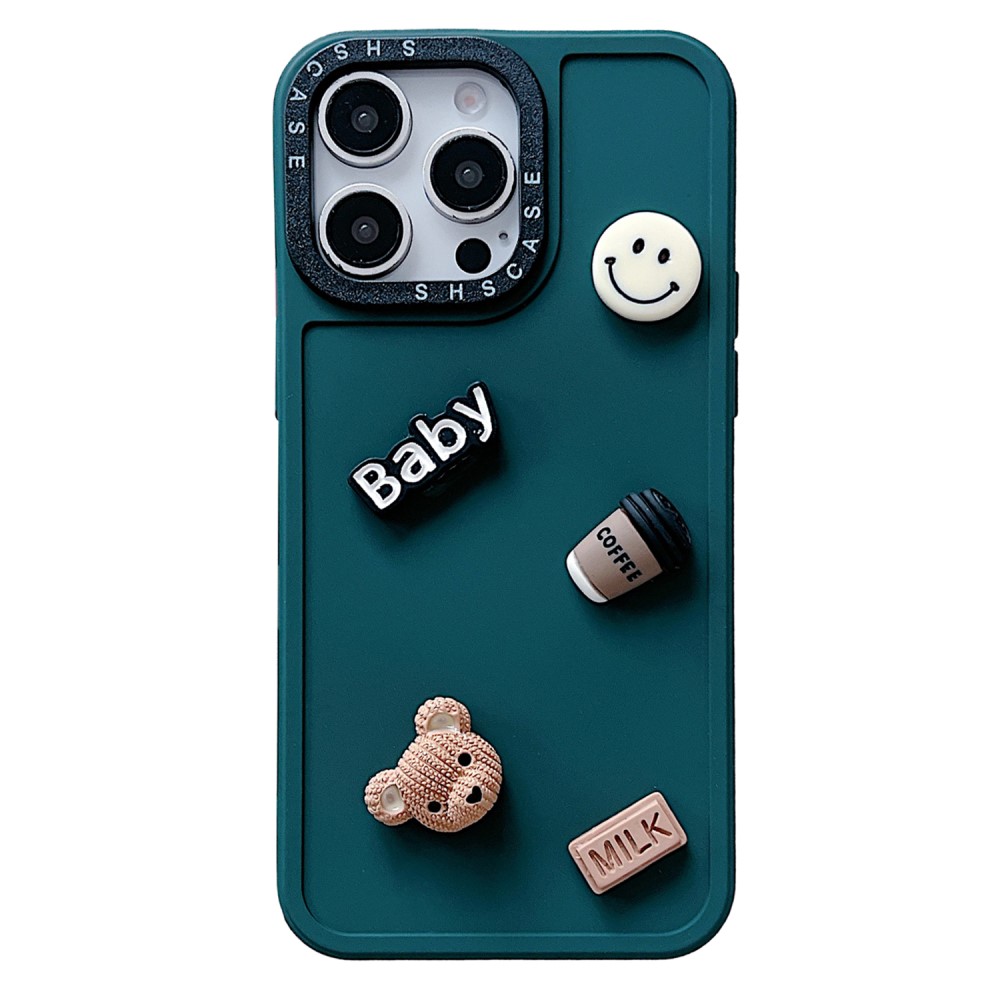 Θήκη iPhone 16 Pro Max Mad Mask TPU με 3D Σχέδιο Καφέ Αρκουδάκι και Μαύρο Πλαίσιο Κάμερας για Προστασία πράσινο Θήκη iPhone 16 Pro Max Mad Mask TPU με 3D Σχέδιο Καφέ Αρκουδάκι και Μαύρο Πλαίσιο Κάμερας για Προστασία πράσινο