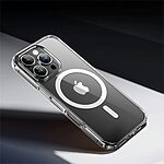 Θήκη iPhone 16 Pro Max ROCK First Series Silicone Sockproof συμβατό με MagSafe φορτιστή Transparent Πλάτη TPU - Image 5