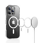 Θήκη iPhone 16 Pro ROCK First Series Silicone Sockproof συμβατό με MagSafe φορτιστή Transparent Πλάτη TPU - Image 2