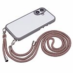 Θήκη iPhone 16 OEM Soft Silicone Sockproof v4 πλάτη με κορδόνι από αντικραδασμικό TPU γκρι - Image 2