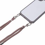 Θήκη iPhone 16 OEM Soft Silicone Sockproof v4 πλάτη με κορδόνι από αντικραδασμικό TPU γκρι - Image 4