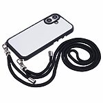 Θήκη iPhone 16 OEM Soft Silicone Sockproof v4 πλάτη με κορδόνι από αντικραδασμικό TPU μαύρο - Image 2