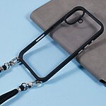 Θήκη iPhone 16 OEM Soft Silicone Sockproof v4 πλάτη με κορδόνι από αντικραδασμικό TPU μαύρο - Image 5