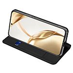 Θήκη Honor 200 5G DUX DUCIS Skin Pro Series με βάση στήριξης, υποδοχή καρτών και μαγνητικό κούμπωμα Flip Wallet από συνθετικό δέρμα και TPU μαύρο - Image 3