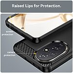 Θήκη Honor 200 5G Mad Mask Brushed TPU Carbon Πλάτη μαύρο - Image 5