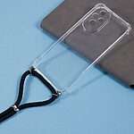 Θήκη Honor 200 5G OEM Silicone Sockproof Transparent πλάτη με κορδόνι από αντικραδασμικό TPU - Image 3