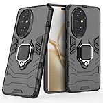 Θήκη Honor 200 Pro 5G Mad Mask Πλάτη Thin Armor με Μαγνητικό δαχτυλίδι και Βάση στήριξης TPU μαύρο - Image 2