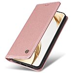 Θήκη Honor 200 Pro 5G YIKATU Folio Series με βάση στήριξης, υποδοχή καρτών και μαγνητικό κούμπωμα Flip Wallet από συνθετικό δέρμα και TPU ροζ χρυσό - Image 5