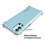 Θήκη OnePlus 9R 5G ENKAY Silicone Sockproof Anti-Slip Transparent Πλάτη TPU - Image 3