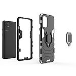 Θήκη OnePlus 9R 5G Mad Mask Πλάτη Thin Armor με Μαγνητικό δαχτυλίδι και Βάση στήριξης TPU μαύρο - Image 4