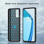 Θήκη OnePlus 9R 5G Mad Mask Brushed TPU Carbon Πλάτη μαύρο - Image 4