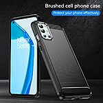 Θήκη OnePlus 9R 5G Mad Mask Brushed TPU Carbon Πλάτη μαύρο - Image 5