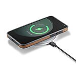 Θήκη Samsung Galaxy S24 FE 5G DG.MING PU Leather Sockproof Series Πλάτη από σκληρό πλαστικό με επένδυση δερματίνης καφέ ανοιχτό - Image 2