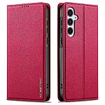 Θήκη Samsung Galaxy S24 FE 5G LC.IMEEKE PU Leather Series V2 με βάση στήριξης