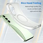 Θήκη Samsung Galaxy S24 FE 5G Mad Mask Λεπτή ματ ημιδιάφανη με ανθεκτικό TPU+PC υλικό και συμβατότητα MagSafe για άνετη φόρτιση λευκό - Image 4