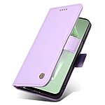 Θήκη Samsung Galaxy S24 FE 5G YIKATU Folio Series 003 με βάση στήριξης, υποδοχή καρτών και μαγνητικό κούμπωμα Flip Wallet από συνθετικό δέρμα και TPU μωβ ανοιχτό - Image 5