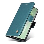 Θήκη Samsung Galaxy S24 FE 5G YIKATU Folio Series 003 με βάση στήριξης, υποδοχή καρτών και μαγνητικό κούμπωμα Flip Wallet από συνθετικό δέρμα και TPU πράσινο - Image 5