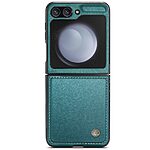 Θήκη Samsung Galaxy Z Flip6 5G / Z Flip7 FE 5G CASEME 023 Series Πορτοφόλι με βάση στήριξης, υποδοχές καρτών και μαγνητικό κούμπωμα από συνθετικό δέρμα και TPU πράσινο - Image 5