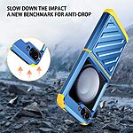 Θήκη Samsung Galaxy Z Flip6 5G / Z Flip7 FE 5G Mad Mask Electroplating Armor με ενισχυμένη προστασία και ανθεκτικά υλικά TPU+PC μπλε - Image 3