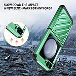 Θήκη Samsung Galaxy Z Flip6 5G / Z Flip7 FE 5G Mad Mask Electroplating Armor με ενισχυμένη προστασία και ανθεκτικά υλικά TPU+PC πράσινο - Image 3