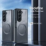 Θήκη Samsung Galaxy Z Fold6 5G DUX DUCIS Aimo Kickstand V2 Series συμβατό με MagSafe φορτιστή - Ανθεκτική στις Πτώσεις μαύρο - Image 4