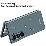 Θήκη Samsung Galaxy Z Fold6 5G GKK Premium κατασκευή συμβατή με ασύρματη φόρτιση MagSafe και ανθεκτικό PC υλικό, με λεπτή σχεδίαση και προστασία οθόνης από γυαλί Titanium Grey - Image 5