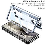 Θήκη Samsung Galaxy Z Fold6 5G GKK Premium προστασία με σκληρό πλαστικό και ενσωματωμένο πενάκι, με λεπτή σχεδίαση και θωράκιση οθόνης μαύρο - Image 5