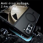 Θήκη Samsung Galaxy Z Fold6 5G Mad Mask Premium κάλυμμα TPU και PC με ματ αντιχαρακτική επιφάνεια, ανυψωμένες άκρες και συμβατότητα με MagSafe μαύρο - Image 5