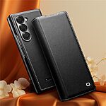 Θήκη Samsung Galaxy Z Fold6 5G QIALINO book v5 με μαγνητικό κούμπωμα από Premium αυθεντικό δέρμα Genuine Cowhide μαύρο - Image 2