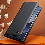 Θήκη Samsung Galaxy Z Fold6 5G QIALINO book v5 με μαγνητικό κούμπωμα από Premium αυθεντικό δέρμα Genuine Cowhide μαύρο - Image 5