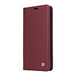 Θήκη Xiaomi 14T 5G YIKATU Folio Series με βάση στήριξης, υποδοχή καρτών και μαγνητικό κούμπωμα Flip Wallet από συνθετικό δέρμα και TPU κόκκινο σκούρο - Image 5