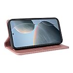 Θήκη Xiaomi 14T 5G YIKATU Folio Series με βάση στήριξης, υποδοχή καρτών και μαγνητικό κούμπωμα Flip Wallet από συνθετικό δέρμα και TPU ροζ χρυσό - Image 3