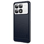 Θήκη Xiaomi 14T Pro 5G / 14T 5G MOFI Brushed V2 TPU Carbon Πλάτη μπλε - Image 2