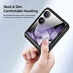 Θήκη Xiaomi Mix Flip 5G DUX DUCIS Fitt Series Προστατευτικό από δερματίνη και TPU με hinge protection και ενισχυμένη προστασία οθόνης μαύρο - Image 3