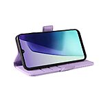 Θήκη Xiaomi Redmi 14C / Poco C75 YIKATU Folio Series 003 με βάση στήριξης, υποδοχή καρτών και μαγνητικό κούμπωμα Flip Wallet από συνθετικό δέρμα και TPU μωβ - Image 3