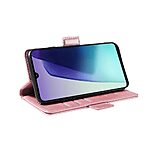 Θήκη Xiaomi Redmi 14C / Poco C75 YIKATU Folio Series 003 με βάση στήριξης, υποδοχή καρτών και μαγνητικό κούμπωμα Flip Wallet από συνθετικό δέρμα και TPU ροζ χρυσό - Image 3