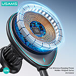 Βάση Αυτοκινήτου Αεραγωγού USAMS US-CD222 JC Series 15W με ασύρματη φόρτιση 5W/7.5W/10W/15W μαύρο