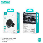 Βάση Αυτοκινήτου Αεραγωγού USAMS US-CD222  JC Series 15W με ασύρματη φόρτιση 5W/7.5W/10W/15W μαύρο - Image 6