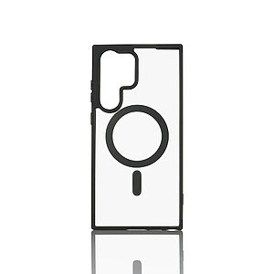 Θήκη Samsung Galaxy S23 Ultra 5G Canvas Magnetic Hybrid Hard PC back & TPU frame με Camera Protection Lips