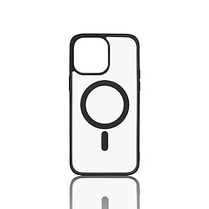 Θήκη iPhone 14 Pro Max Canvas Magnetic Hybrid Hard PC back & TPU frame με Camera Protection Lips