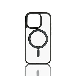 Θήκη iPhone 15 Pro Canvas Magnetic Hybrid Hard PC back & TPU frame με Camera Protection Lips