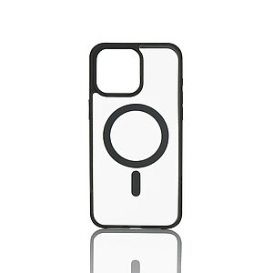 Θήκη iPhone 15 Pro Max Canvas Magnetic Hybrid Hard PC back & TPU frame με Camera Protection Lips